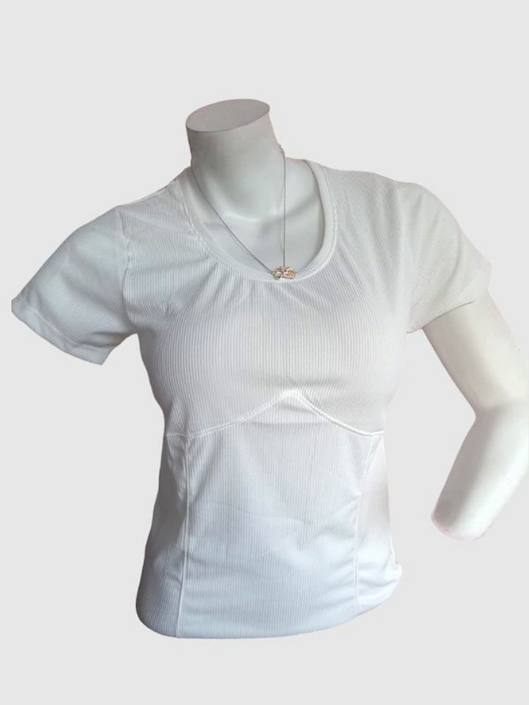 Blusa en bb rip cuello